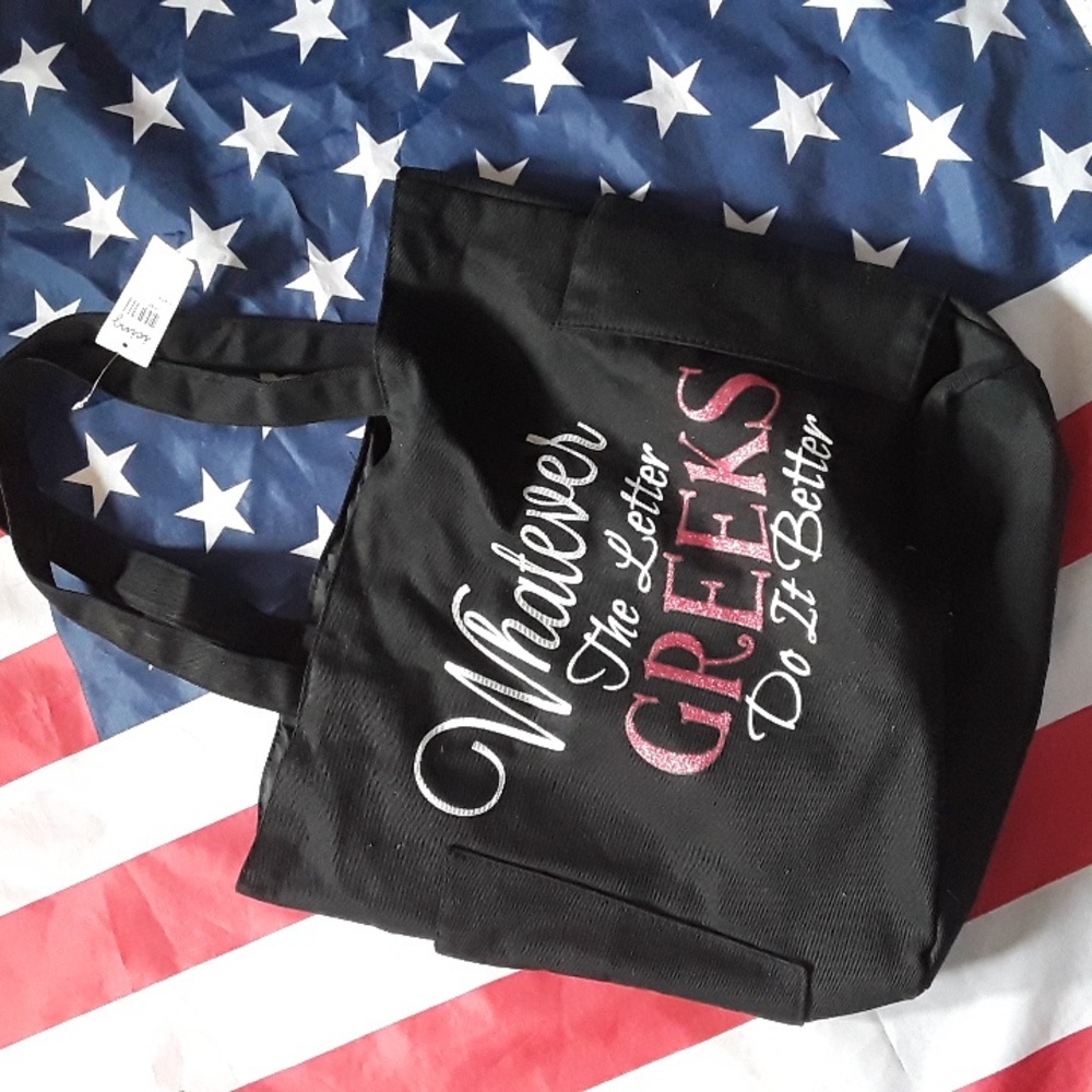 Icing 'Greeks Do It Better' Tote